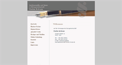 Desktop Screenshot of buerogemeinschaft-fischer-kruse.de